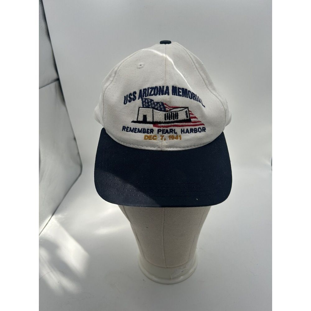 USS Arizona Memorial Remember Pearl Harbor Dec 7 1941 Ball Hat Cap USA Adjusting